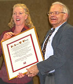 Bruce receives the IICA Lifetime Achievement Award