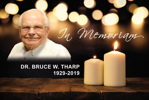 Dr Bruce Tharp - In Memoriam